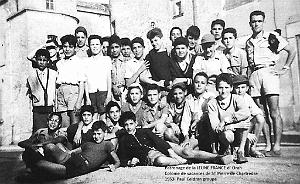 COLO JEUNE FRANCE 1953 Paul Celdran groupe